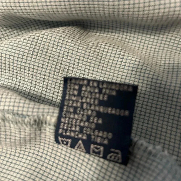 ANDREW FEZZA NY MEN'S SHORT SLEEVE GREEN BUTTON DOWN RAYON MICRO TOUCH SHIRT 2XL - Picture 6 of 11